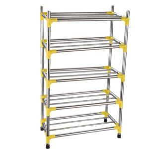 Five-tiered shoe rack