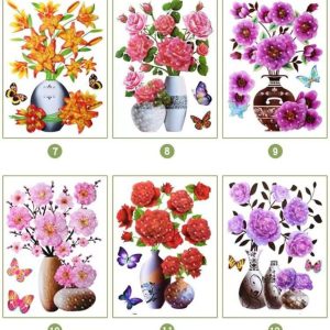 Decorative Flower Stickers