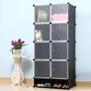 8-Cube Plastic Wardrobe