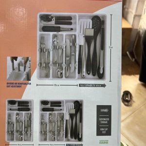 Expandable utensil organiser